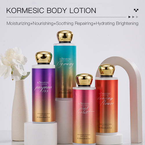 KORMESIC全英文润肤乳身体乳Body Lotion跨境外贸大量现货批发