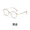 Beesfen T3931 Mixed Wholesale Polygon Width Edge Retro Pure Titanium Glasses Frame Two-Tone Glasses With Rx Optical Frame