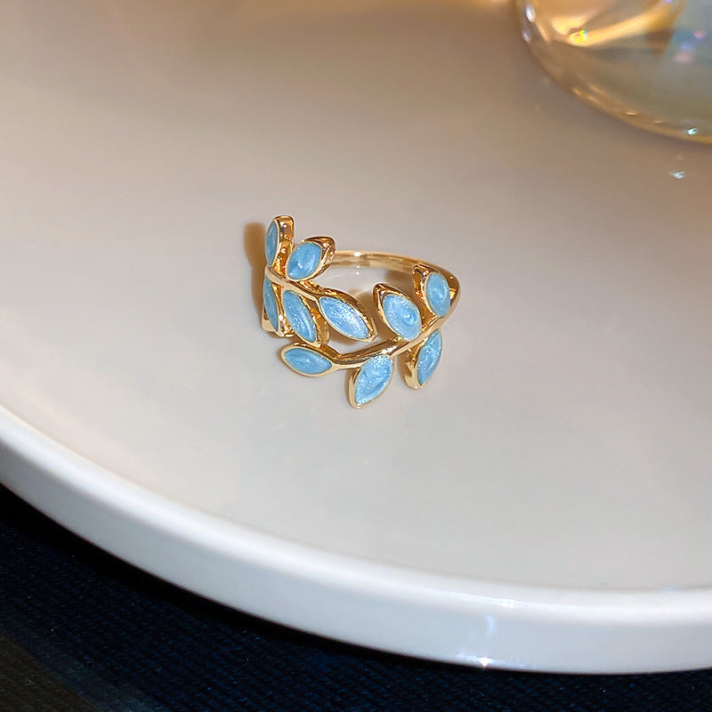 Korean-Style Stretch Pearl Ring – Irregular Geometric Design - view 7