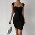 Women's Sleeveless Knit Bodycon Party Dress