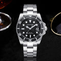 PINTIME / Item Time Live Bestseller Stainless Watch Green Creek Ghost Formal Date Waterproof Glow Quartz Mens Watch