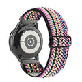 For 20 / 22mm Samsung Nylon Day Lettering Clasp Adjustable Smart Watch Band Huawei GT Single Row Band