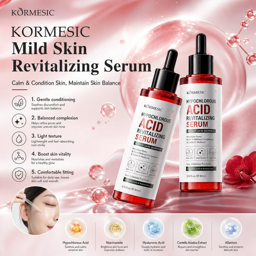 KORMESIC次氯酸舒缓焕肤精华液清透水润质地轻柔洁净面部表层