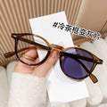 Small Round Presbyopia Glasses Retro Anti-Blue Women Fashionable Personality HD Stylish Youthful Men Elderly Reading Glasses