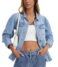 Women's Workwear Casual Puff Sleeve Jacket + Top 2026 | Trendy Jacket - Green