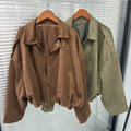 Women's Fall Loose Jacket 2026 | Trendy Jacket - Coffee (No Pockets)