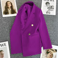 Women's Casual Fashion Petite Loose Jacket 2026 | Trendy Jacket - Black Pants