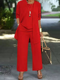 Fall-Winter Fashion Youthful Plus Size 3-Piece Set