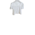 Summer Korean Gentle Lace Short Sleeve Square Neck Patchwork Shirt