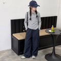 Girls' Casual Polo Shirt & Cargo Pants Set