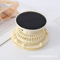 new solar fan cap 180-360° rotation detachable fan accessories usb charging small fan