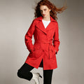 Women's Fall-Winter Korean Casual Waist-Tie Loose Mid-Length Long Jacket 2026 - Black