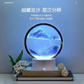 创意沙漏发光流沙画摆件艺术客厅办公室电视柜轻奢装饰品生日礼物