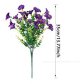 amazon imitation artificial eucalyptus morning glory flower bouquet for home courtyard garden living