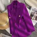 Women's Fall Korean School Loose Blazer + Top 2026 | Casual Blouse - Houndstooth Pants