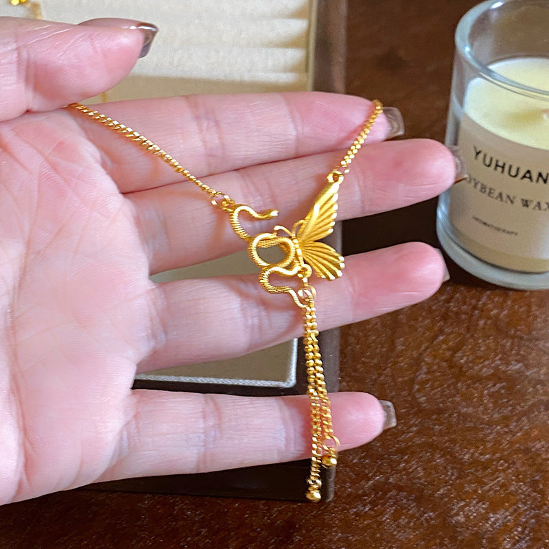 Stainless Steel Letter Pendant Necklace - view 9
