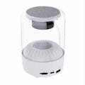 New transparent suspended Bluetooth audio, colorful lighting, smart glass speaker, high quality sound quality, large volume subwoofer