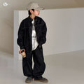 Boys' Denim Jacket & Wide-Leg Pants Set - 2-Piece