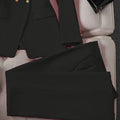 Women's Fall Korean Retro Fitted Jacket + Pants + Top Set 2026 - Emerald