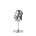 Desktop fake microphone simulation retro liftable old-fashioned microphone model photo studio photo decoration small props