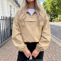 Fall-Winter Workwear Casual Stand Collar Loose Hoodie + Jacket
