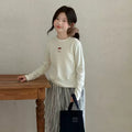 Girls' Mushroom Print Long Sleeve Base Layer T-Shirt