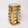 multi-layer stainless steel rotating spice rack nordic style kitchen special 360 degree turntable sp