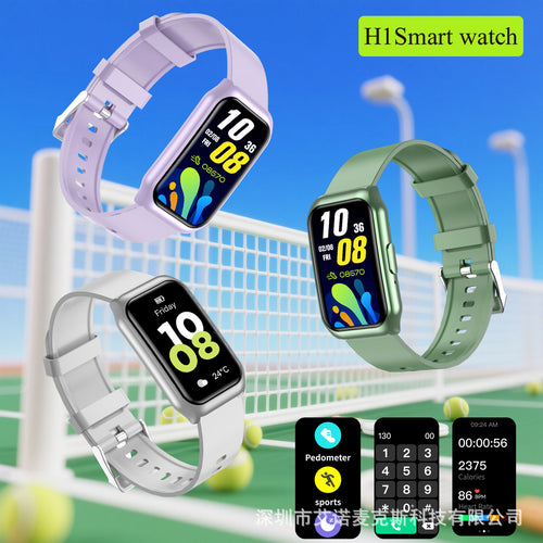 Overseas Pro Supply H1 Smart Capable Bracelet Heart Sports Step Counter Info Lift Wake Bluetooth Call Lightweight Sports Bracelet