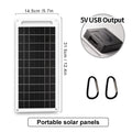 Solar folding bag USB charger camping power mobile phone 40% off 50% off power generation photovoltaic panel 5V10W12W20W