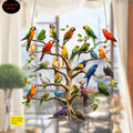 Hot selling beautiful bird acrylic living room courtyard pendant holiday scene decoration pendant gift