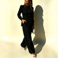 Casual Fashion High Waist Pants + Top Set