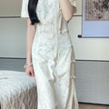 Women's Spring-Summer New Chinese Elegant Qipao Dress + Dress 2-Piece Set 2026 - Two-Piece Set