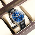 Swiss Brand Leather Band Mens Watch Men Student Luxury Waterproof Watch Live Export Bestseller Drop Ship