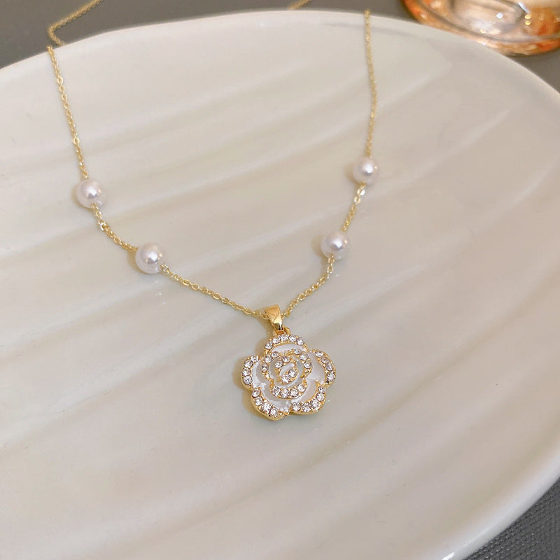 Vintage Leopard Print Heart Letter Necklace - view 7
