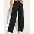 Casual High Waist Loose Straight Leg Pants