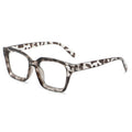 Square Blue-Light Glasses Unisex Bare Face Stud Glasses Frame Stylish Western Versatile Wear Jewelry Plano