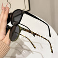 Western Round Sunglasses UV-Proof Tortoise Shell Stud Wear Jewelry Driving Sunshade Sun-Proof Women Sunglasses Premium