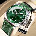 Swiss Brand Large Dial Casual Leather Band Mens Watch Quartz Watch Live Export Bestseller Drop Ship