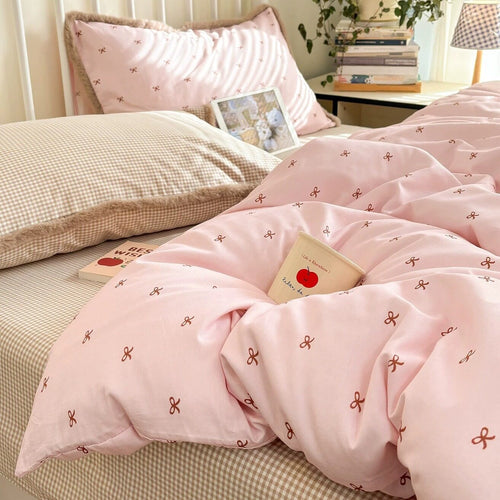 100% cottonwashed cotton4-piece set100100% cottonduvet coverflat sheetfitted sheet