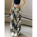 Summer Fashion Slimming Printed Loose Wide Leg Pants