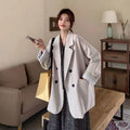 Fall Korean Casual Loose Blazer