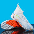 high-top football shoes broken spike sneakers long spike non-slip adult and children's sports shoes