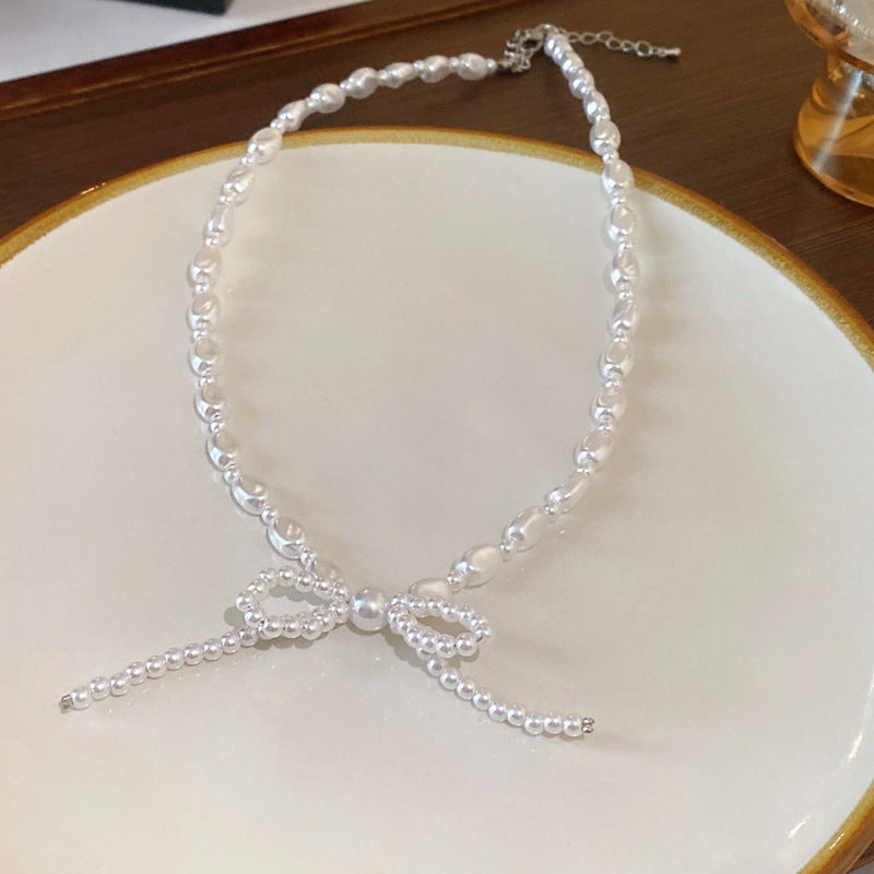 Rhinestone Star Pendant Fuzzy Choker Necklace - view 12