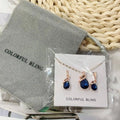 Amazon Bestseller Western Trendy Accessory Elegant Design Detail Choker Earrings Light Luxury Premium Necklace Set