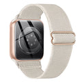 For appleiwatch Band Double-Sided Slant Pattern Adjustable Stretch Single Row Apple Nylon Woven Huawei GT6