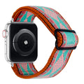 Fits Apple watch Stretch Elastic Band Adjust Day Lettering Clasp Apple Band applewatch Band