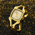 2024 New cansnow Twisted Band 4th Square Small Dial Western Southeast Asia Hot Seller Bangle Watch Women