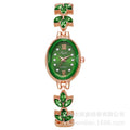 Stylish Bestseller Live In Stock Direct Wheat Ears Bracelet Watch Bestseller Violet Petal Light Luxury Bead Gem Women