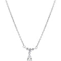 New Fashionable Design Detail Accessory Korean Style Simple Exquisite Rhinestone Sparkle Glossy Clavicle Chain French Light Luxury Necklace