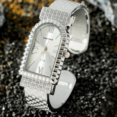 2024 New Cross-Border Hot Sale Women Bangle Watch CANSNOW New Bracelet Womens Watch Western Watch